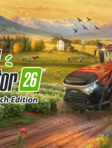 Farming Simulator 26 disponibile Nintendo Switch sfide settimanali 120 macchinari 15 colture due nuove mappe iOS Android