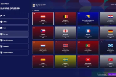 Football Manager 26 Touch Nintendo Switch aggiornamento Gestione Nazionali FIFA World Cup 2026 licenza ufficiale nazionali femminili