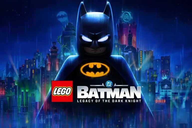 LEGO Batman L'Eredità del Cavaliere Oscuro key art ufficiale per Nintendo Switch 2