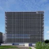 Rendering del nuovo Nintendo Technology Development Center a Kyoto, 49.305 metri quadrati di superficie per la ricerca e sviluppo hardware e software, completamento marzo 2029