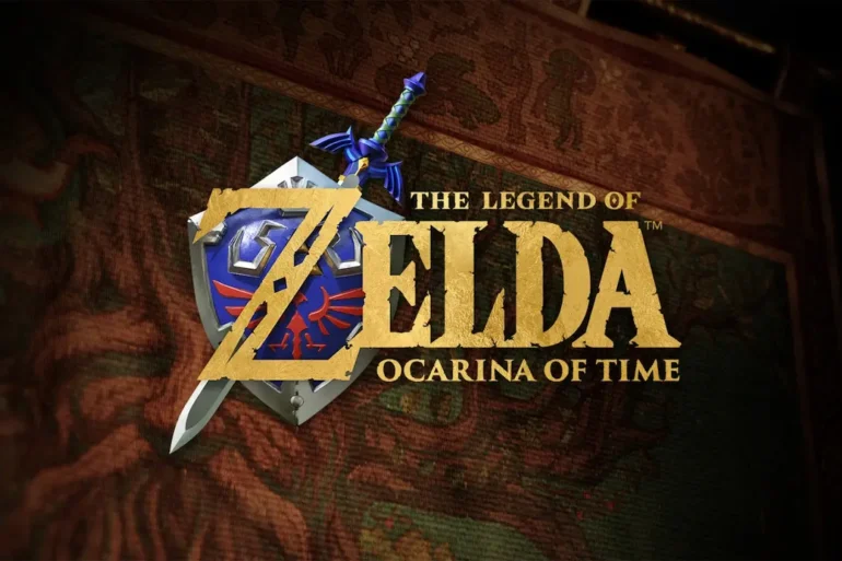 Key art ufficiale di The Legend of Zelda Ocarina of Time per Nintendo Switch 2