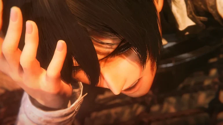 A.O.T. 3 di Omega Force e KOEI TECMO in uscita questo inverno su Nintendo Switch 2 disperazione da parte di un protagonista