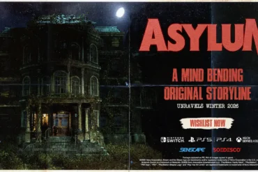 ASYLUM, l'acclamato horror adventure lovecraftiano di Senscape e SOEDESCO, in arrivo su Nintendo Switch entro fine anno, con dieci ore di terrore psicologico e colonna sonora ispirata a John Carpenter