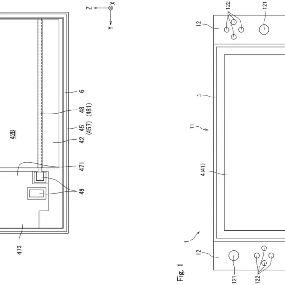 Disegno tecnico del brevetto Nintendo EP4764680 che descrive il sistema di gestione termica dello schermo LCD di Nintendo Switch 2, smentendo i rumor su una Switch 2 Lite