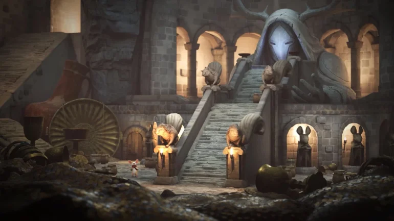 Moss: The Forgotten Relic, il pluripremiato puzzle adventure nato in realtà virtuale, disponibile ora su Nintendo Switch e Nintendo Switch 2 senza bisogno di visore, con Quill la topolina eroina e colonna sonora di Jason Graves