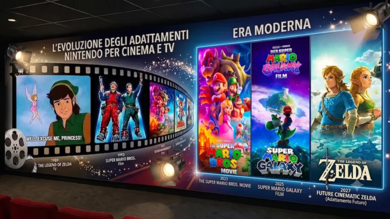 Come Nintendo ha rotto la maledizione dei film tratti da videogiochi, dal successo di Super Mario Bros Il Film al live-action di The Legend of Zelda diretto da Wes Ball