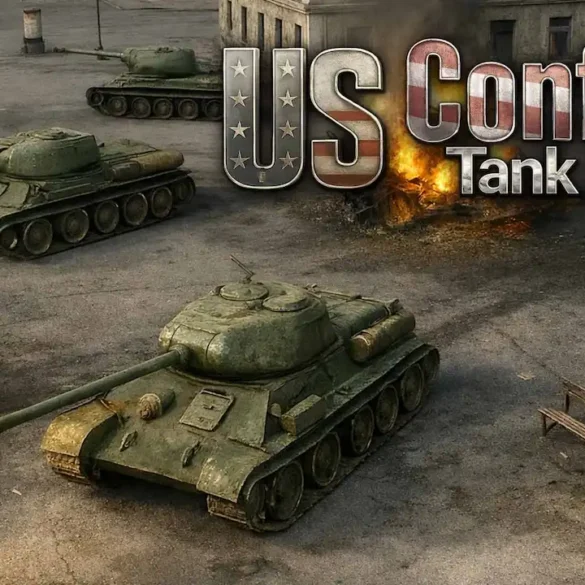 Battaglia tra carri armati storici in US Conflict – Tank Battles, il gioco di strategia gratuito disponibile su Nintendo Switch