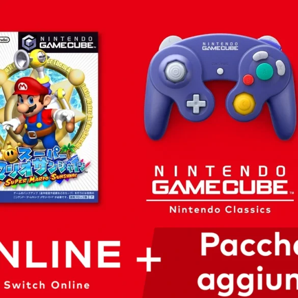 Super Mario Sunshine arriva su Nintendo GameCube – Nintendo Classics il 13 agosto 2026 su Nintendo Switch 2, dopo essere stato rimosso dal mercato con la fine delle vendite di Super Mario 3D All-Stars