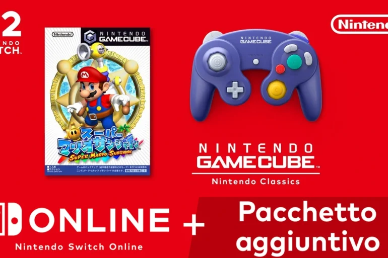 Super Mario Sunshine arriva su Nintendo GameCube – Nintendo Classics il 13 agosto 2026 su Nintendo Switch 2, dopo essere stato rimosso dal mercato con la fine delle vendite di Super Mario 3D All-Stars