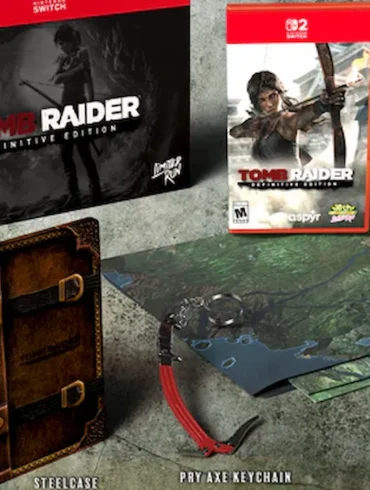 Tomb Raider: Definitive Edition arriva in versione fisica su Nintendo Switch 2 tramite Limited Run Games, con Standard Edition e Collector's Edition da 79,99 dollari, preordini aperti fino al 2 agosto 2026