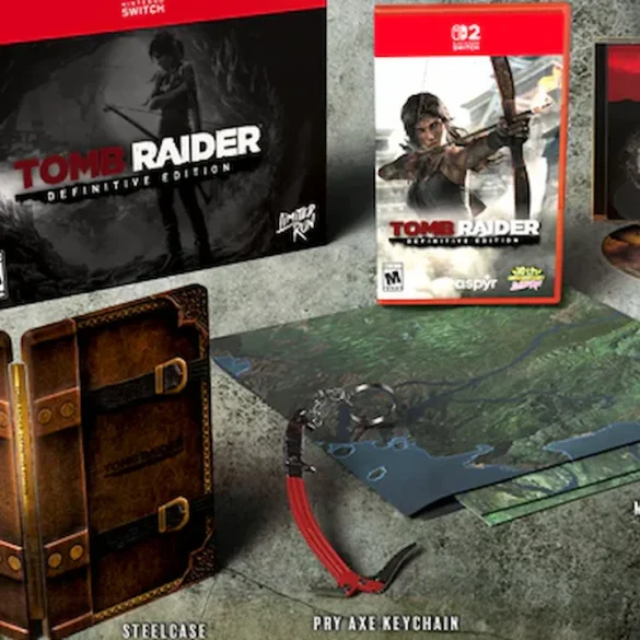 Tomb Raider: Definitive Edition arriva in versione fisica su Nintendo Switch 2 tramite Limited Run Games, con Standard Edition e Collector's Edition da 79,99 dollari, preordini aperti fino al 2 agosto 2026