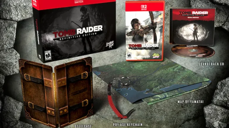 Tomb Raider: Definitive Edition arriva in versione fisica su Nintendo Switch 2 tramite Limited Run Games, con Standard Edition e Collector's Edition da 79,99 dollari, preordini aperti fino al 2 agosto 2026