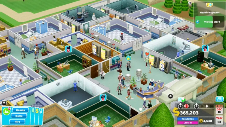 Two Point Hospital: Full Health Collection arriva su Nintendo Switch 2 il 16 settembre 2026 in digitale e il 6 novembre in versione fisica, con tutti i DLC della serie inclusi i contenuti mai pubblicati su console