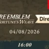 Il Fire Emblem: Fortune's Weave Direct del 4 agosto 2026 approfondisce gameplay e personaggi del Torneo dei gladiatori, con uscita confermata su Nintendo Switch 2 il 17 settembre, già annunciata durante il Direct di giugno