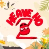 Heave Ho 2, key art ufficiale con il personaggio rosso e gli elementi degli otto mondi di gioco